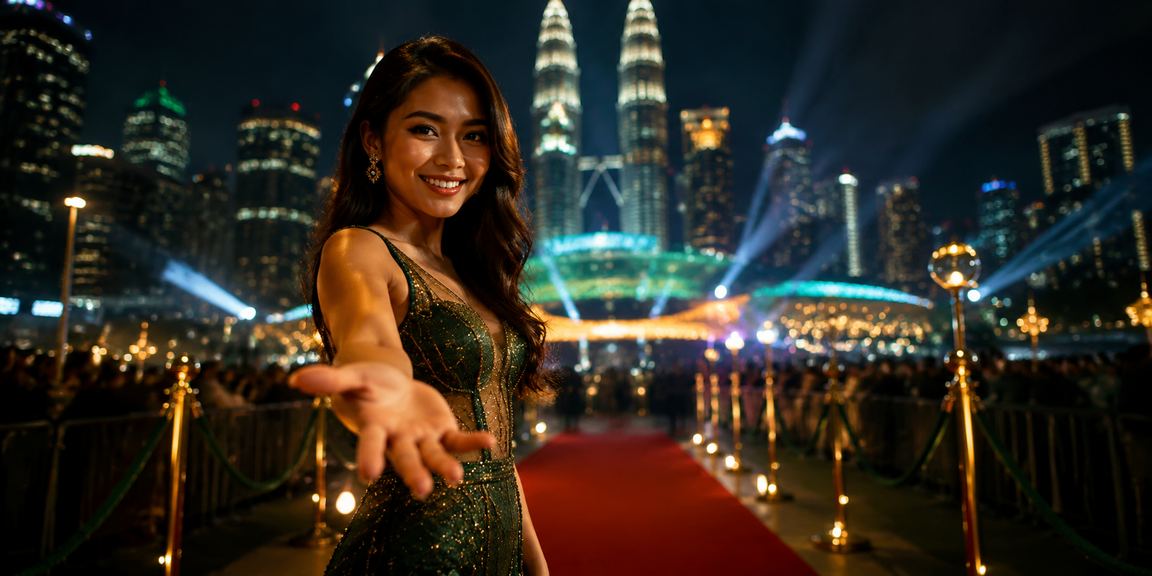 Suasana permainan jackpot di kasino hiburan Kuala Lumpur dengan paparan digital bercahaya