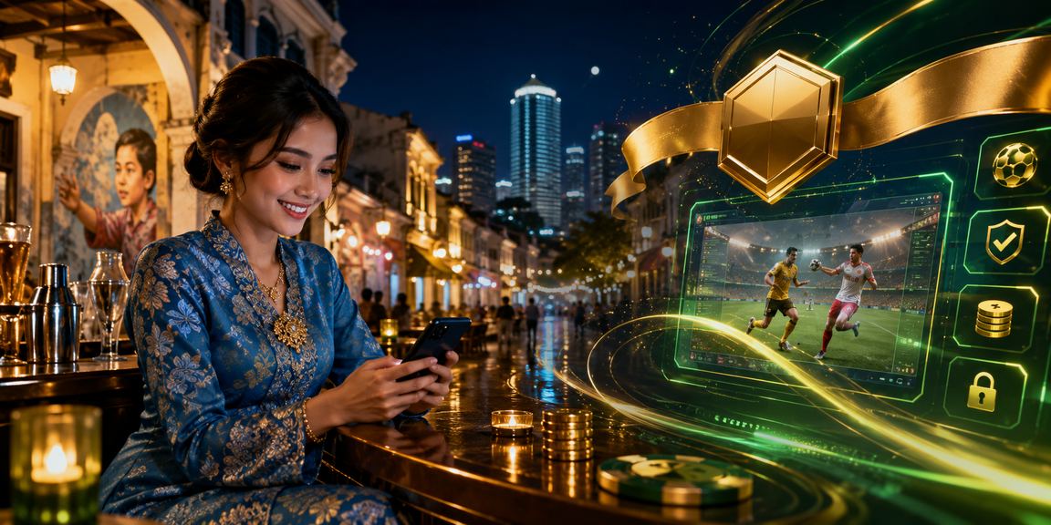 Ahli VIP 3888 dari Pulau Pinang menerima bonus istimewa semasa bermain slot dengan pakaian baju kurung